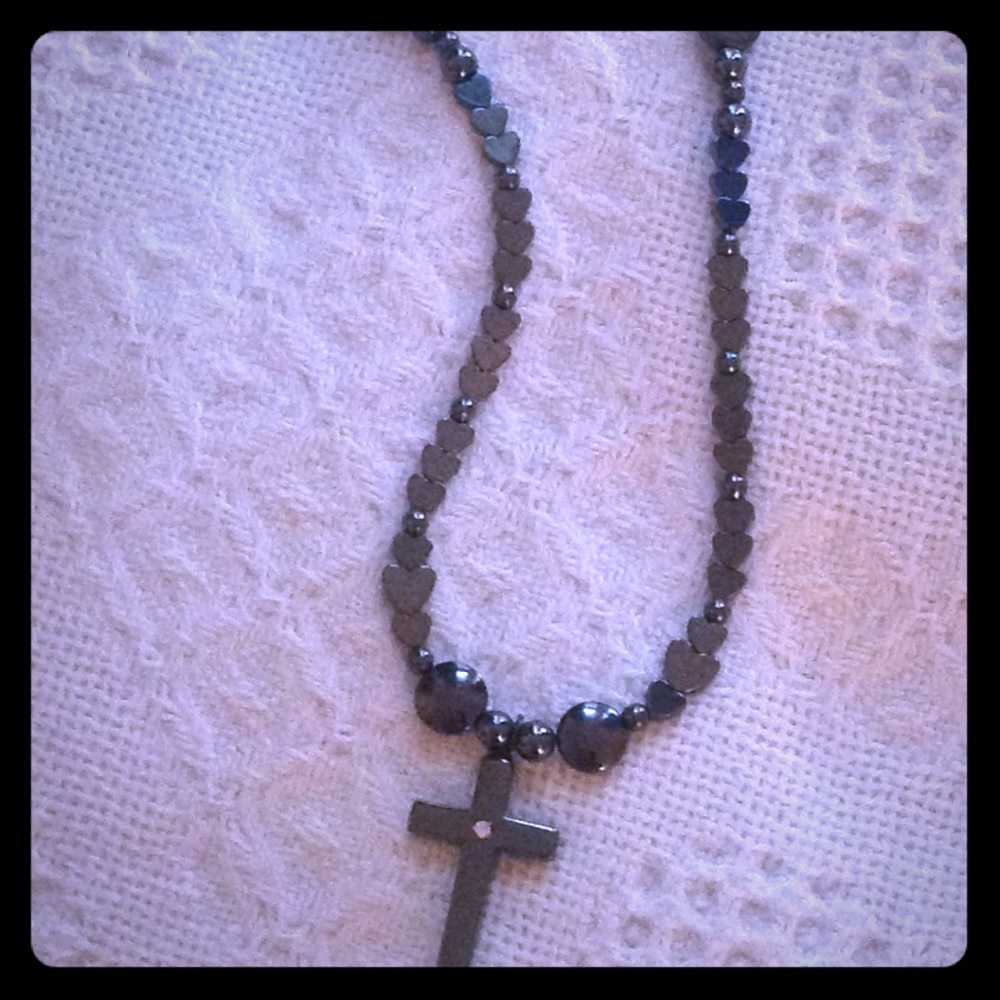 Hematite necklace